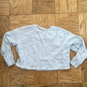 madewell cropped sweatshirt